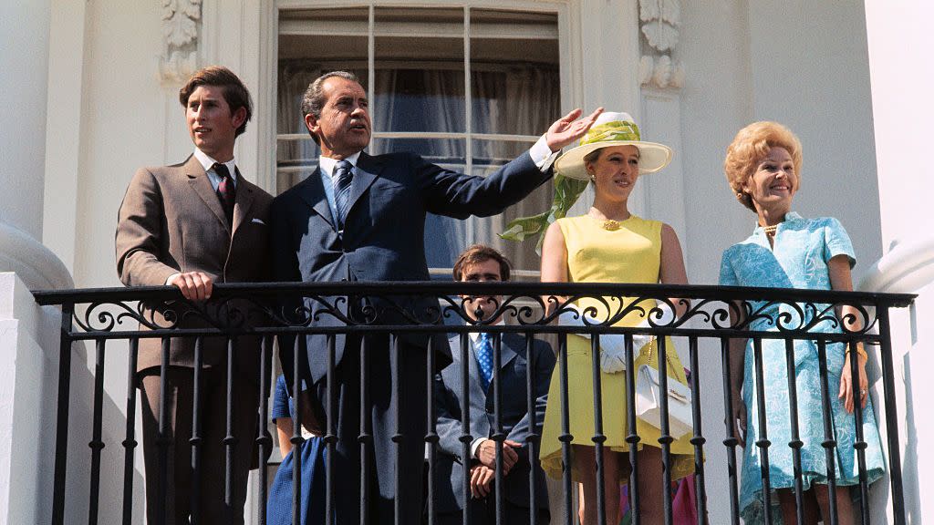 british royalty visiting the white house under president nixon