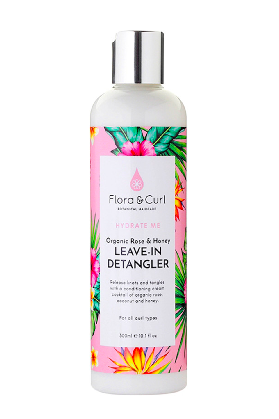 9) Flora & Curl Organic Rose & Honey Leave-In Detangler