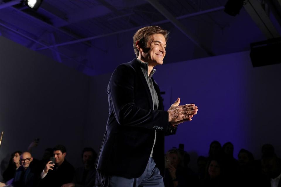 Mehmet Oz, also known as Dr Oz, at a fashion show (Getty Images for The Blue Jacket)