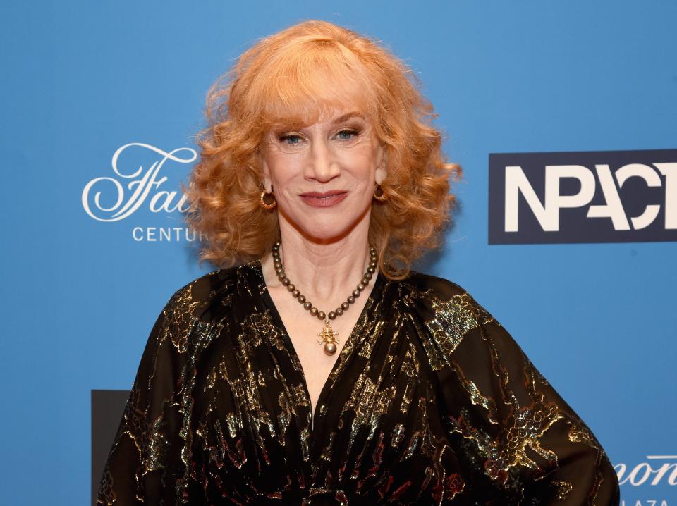 Kathy Griffin attends the Fourth Annual Critics Choice Real TV Awards at Fairmont Century Plaza on June 12, 2022 in Los Angeles, California.