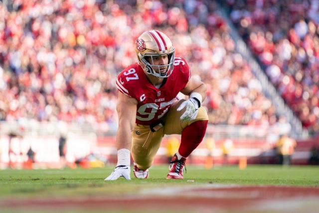 Nick Bosa 'not feeling great' after sustaining groin injury in  49ers-Panthers – NBC Sports Bay Area & California