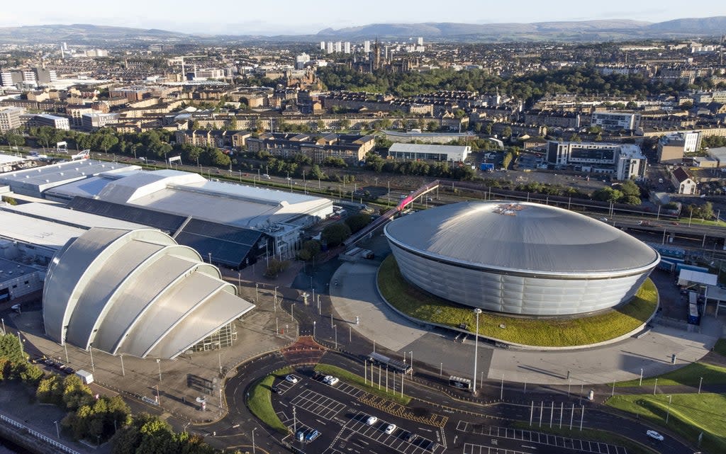 The Cop26 summit is taking place on the SECC campus in Glasgow from the end of October (Jane Barlow/PA) (PA Wire)