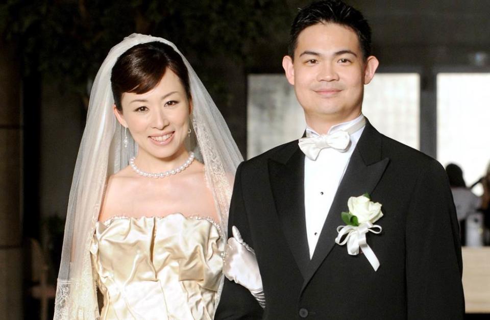 連勝武與路永佳11年前結婚照。(本報系資料照)