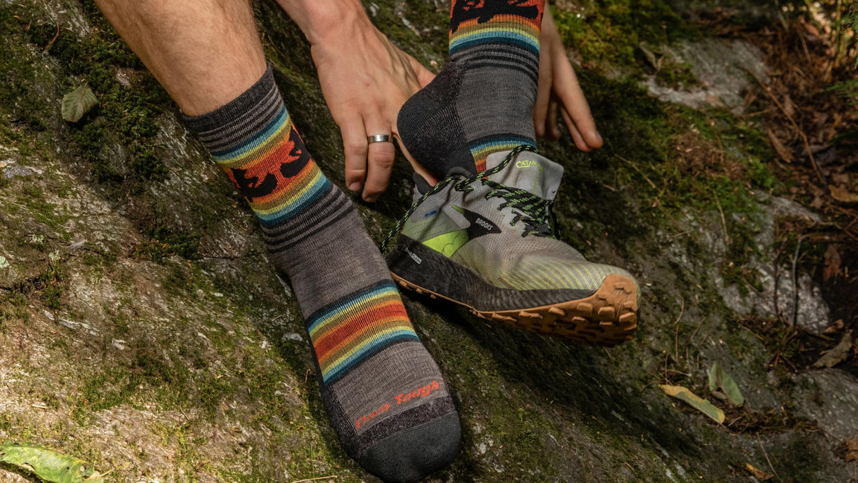  Hikers wearing Darn Tough socks. 