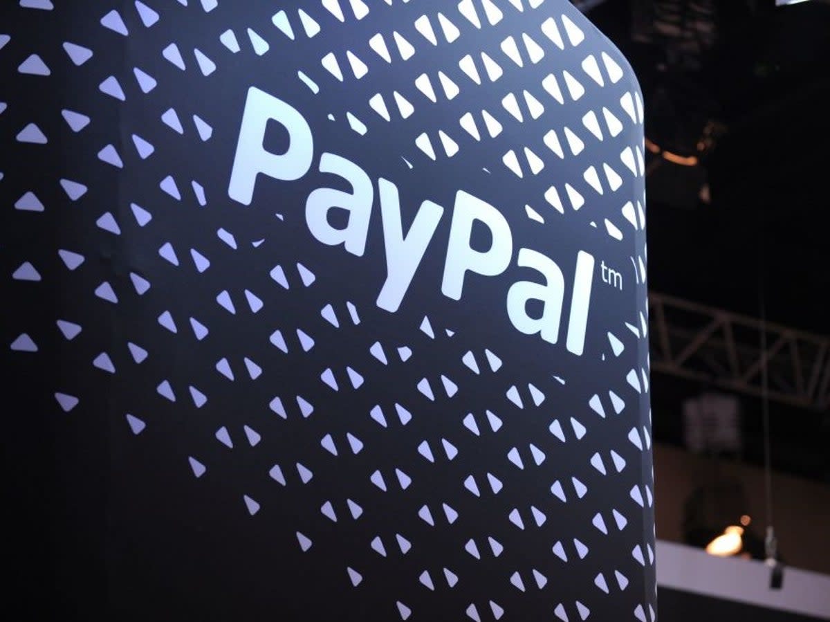 PayPal opened its crypto services to UK customers on 23 August 2021, allowing them to buy, sell and store bitcoin and other cryptocurrencies (AFP via Getty)