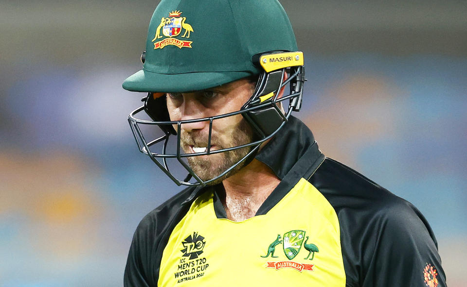 Glenn Maxwell, pictured here in action for Australia at the T20 World Cup.