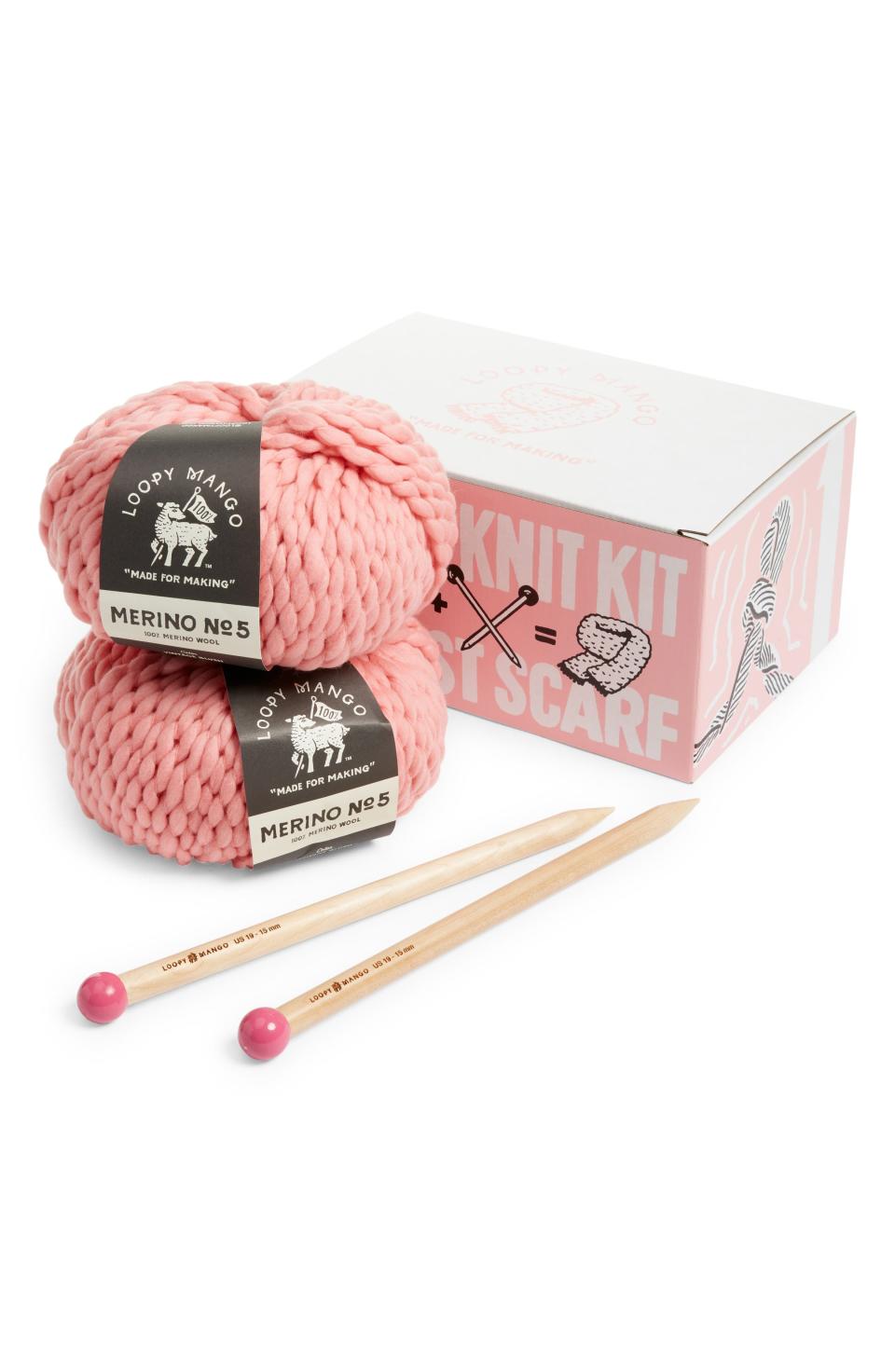 6) All You Knit My First Scarf DIY Knitting Kit