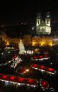 Vista general del árbol en la Plaza Old Town en Praga, República Checa. REUTERS/David W Cerny