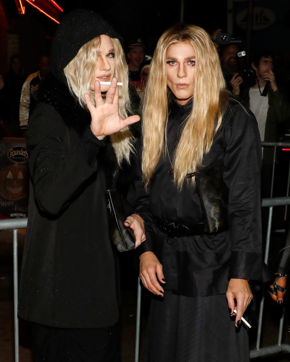 <p>No pictures, please! Neil Patrick Harris and husband David Burtka nailed their Mary-Kate and Ashley Olsen costumes in 2019. From their oversized black attire and cigarettes to their <a href="https://www.today.com/popculture/secret-olsen-twins-smiles-say-prune-wbna25102021" rel="nofollow noopener" target="_blank" data-ylk="slk:"prune" faces;elm:context_link;itc:0;sec:content-canvas" class="link ">"prune" faces</a>. </p>