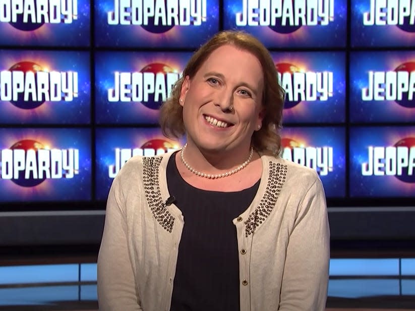 Amy Schneider on "Jeopardy!"