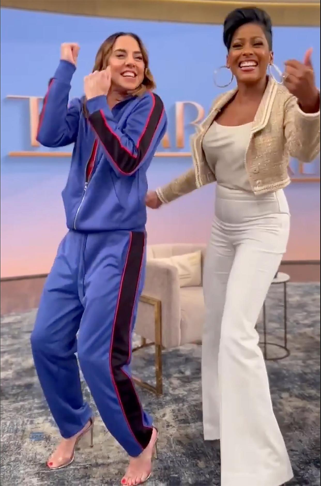 Tamron Hall and Mel C. https://www.instagram.com/p/CjJKipZAjGJ/ Tamron Hall/Instagram