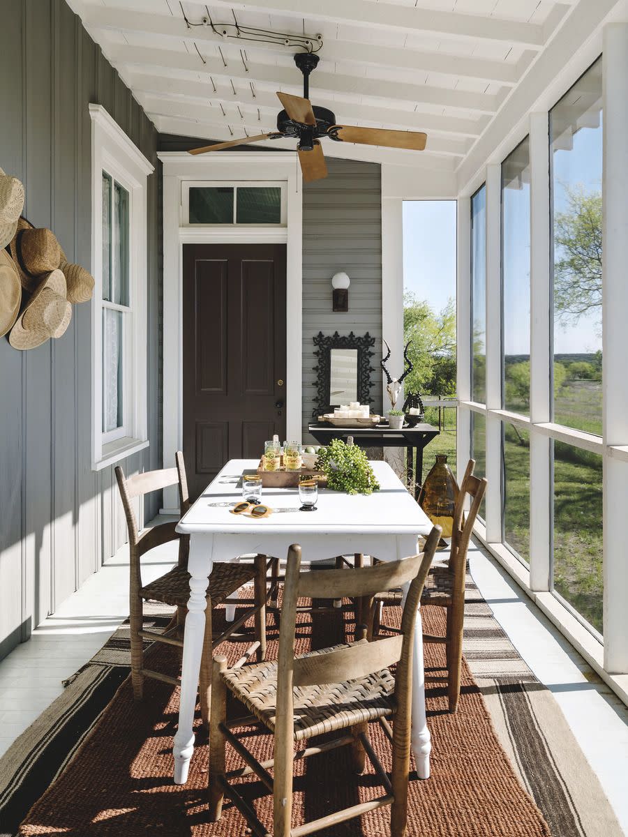 texas guesthouse bungalow screenedin porch