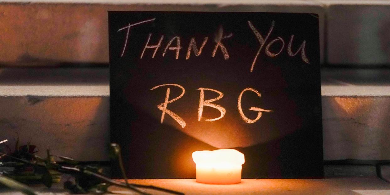 ruth bader ginsburg vigil