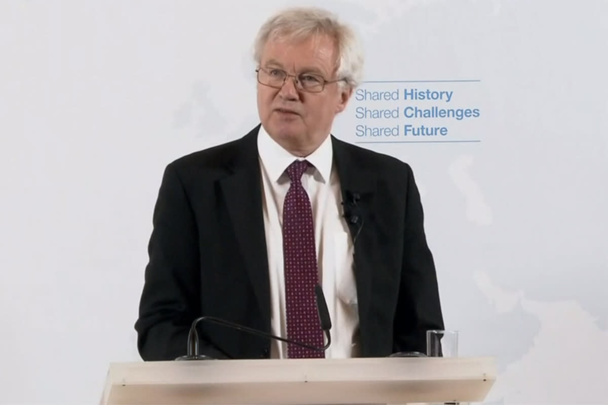 David Davis delivered yet another Brexit speech in Vienna: BBC