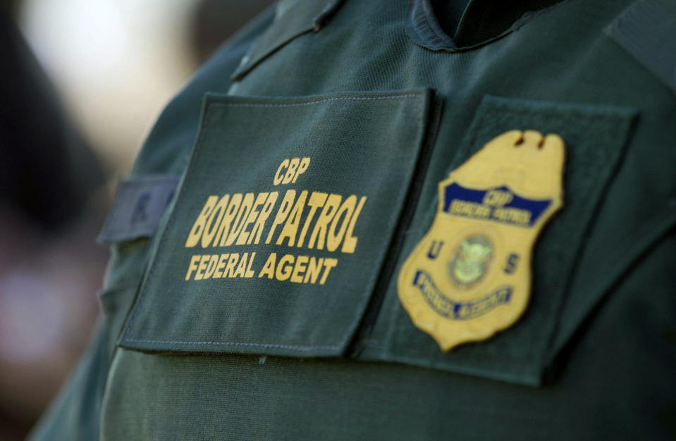 A border patrol patch on an officer's uniform on Oct. 26, 2017.<span class="copyright">John Gibbins—The San Diego Union-Tribune/TNS/Alamy</span>