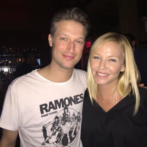 <p>Kelli Giddish/Instagram</p> Peter Scanavino and Kelli Giddish