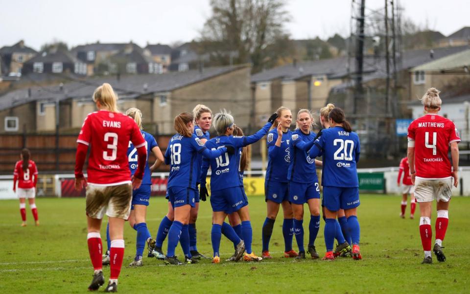 Chelsea dismantled Bristol City 5-0 in the WSL meeting last month, but will be wary of their resurgent form - Dan Istitene /Getty Images Europe 