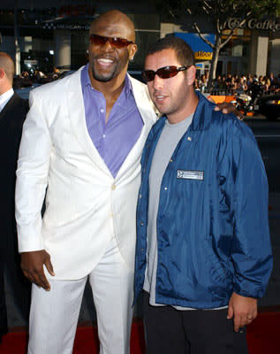 Terry Crews and Adam Sandler at the Hollywood premiere of Paramount Pictures' The Longest Yard