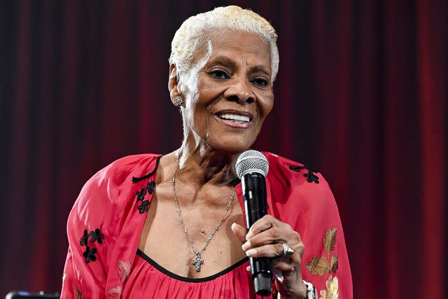 <p>Bryan Bedder/WWD via Getty </p> Dionne Warwick in New York City in October 2023