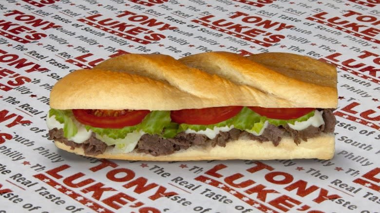 Tony Luke's Cheesesteak Hoagie