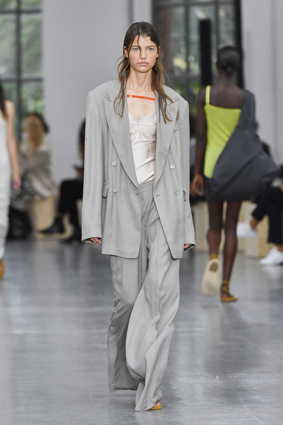 MILAN, ITALY - SEPTEMBER 25: A model walks the runway at the Sportmax Ready to Wear Spring/Summer 2021 fashion show during the Milan Women's Fashion Week on September 25, 2020 in Milan, Italy. (Photo by Victor VIRGILE/Gamma-Rapho via Getty Images) (Photo by Victor VIRGILE/Gamma-Rapho via Getty Images)