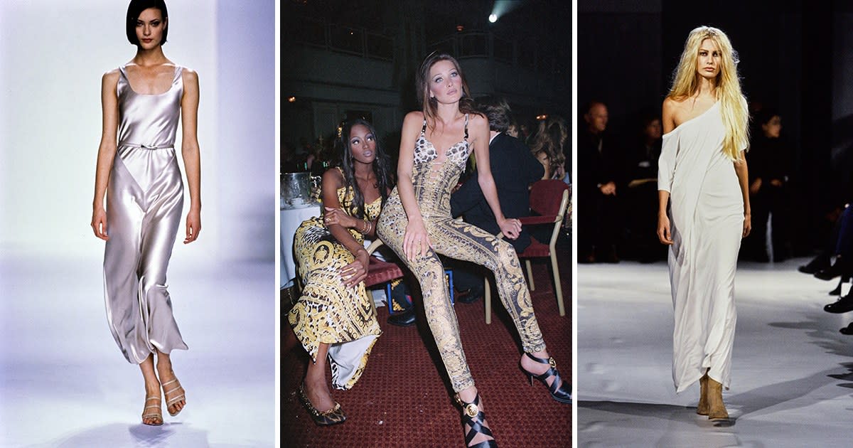 Versace's Most Iconic Runway Looks From the '90s