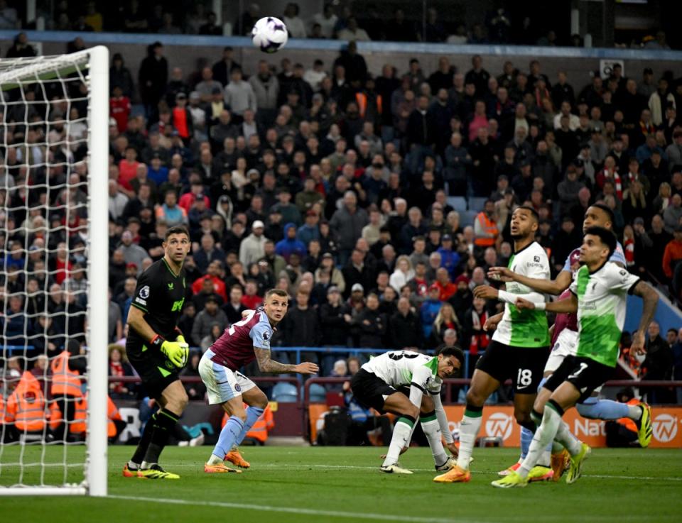 Jarell Quansah scored his first league goal (Liverpool FC via Getty Images)