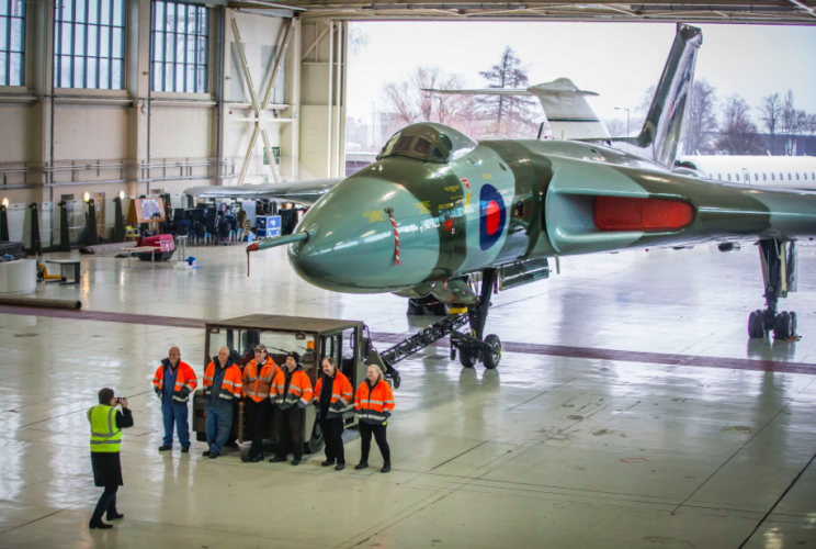 The XH558 Vulcan Bomber is going into hibernation before it is brought back to public view (PA)