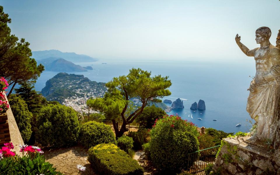 Capri's mayor says he hopes the entire population can be vaccinated against Covid-19 - iStockphoto