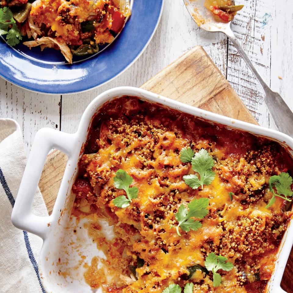 King Ranch Chicken and Quinoa Casserole