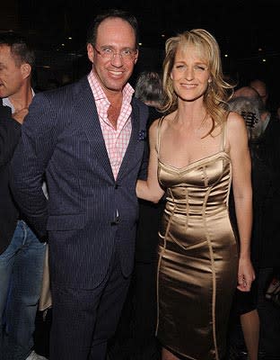 Andrew Saffir and Helen Hunt at the New York premiere of ThinkFilm's  Then She Found Me