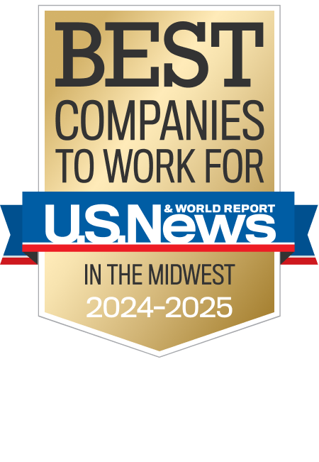 Byline Bank has been named one of the 2024-2025 Best Companies to work for in the Midwest by U.S. News & World Report.