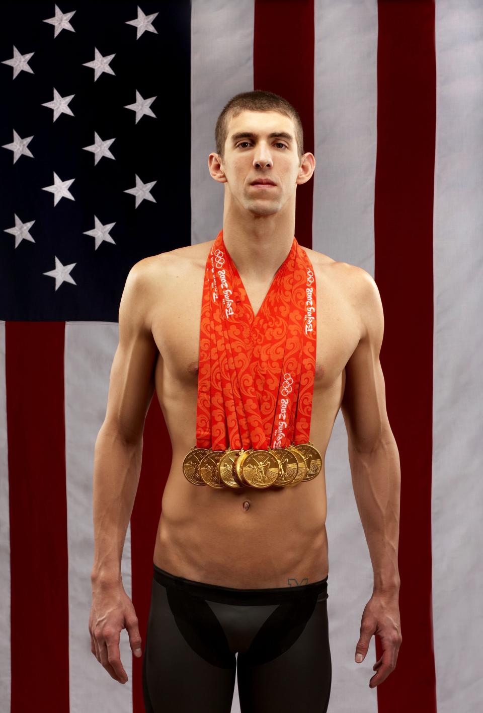 Michael Phelps' eight gold medals at the 2008 Beijing Olympic Games are the most golds won by an athlete in a single Olympics. Phelps also holds the all-time record for most gold Olympic medals, at 14.