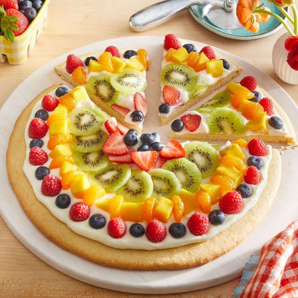 fathers day desserts fruit pizza