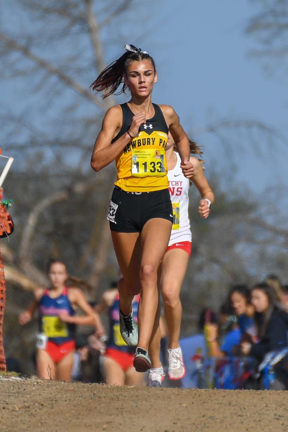 Newbury Park's Sam McDonnell ran away with the Girls Runner of the Year honors in the Marmonte League.