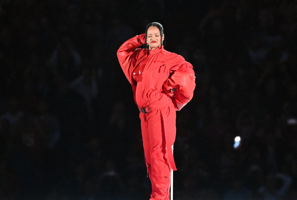 Rihanna at the Super Bowl