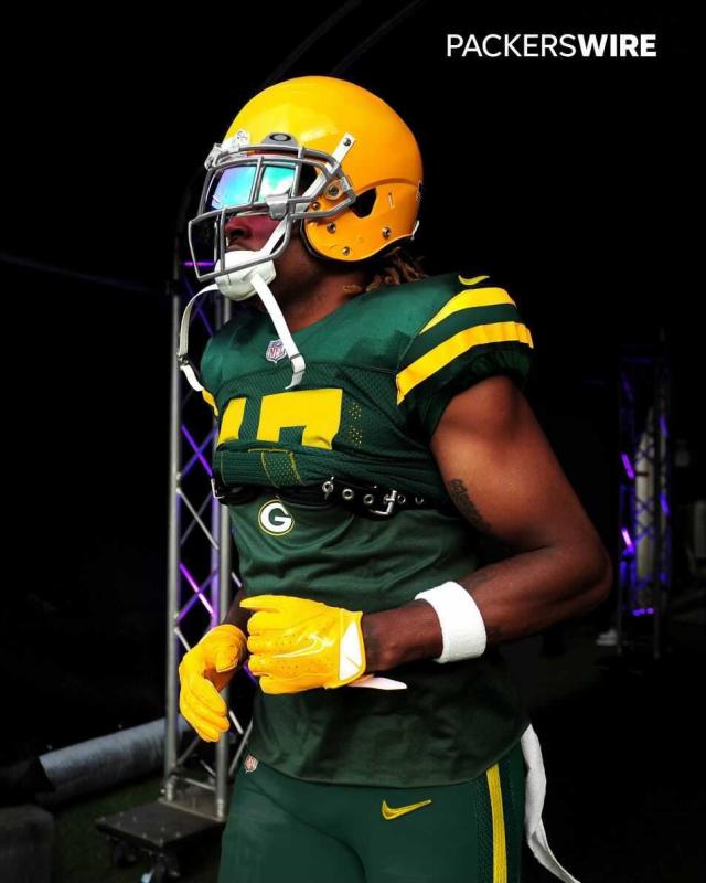 Did Davante Adams reveal a yellow Packers alternate jersey?