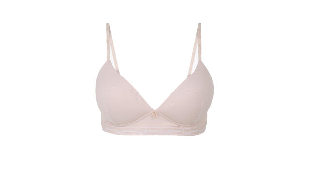 Ribbed Lounge Non Wired Plunge Bra A-E