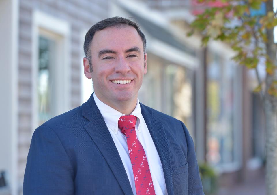 State Rep. Christopher Flanagan, D-Dennis, was elected to the 1st Barnstable District seat in 2022. He was photographed in 2021 along Route 28 in Dennisport.