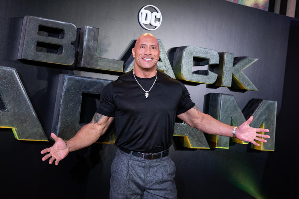 Actor Dwayne Johnson attends the 