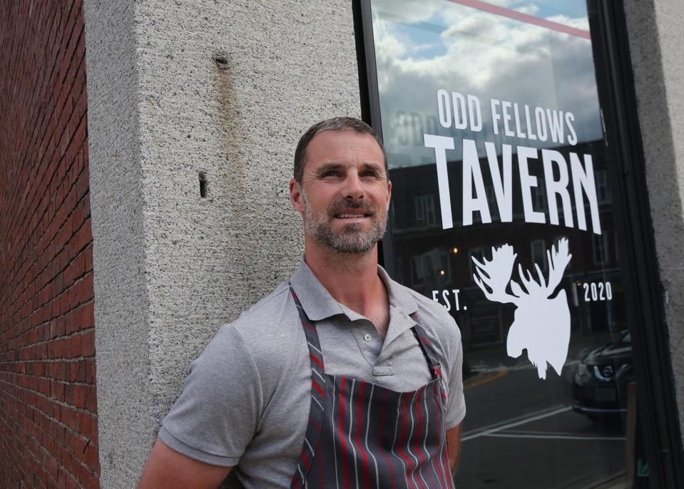 Gregg Sessler loves working at the Odd Fellows Tavern in South Berwick, Maine, minutes from his home, he says, in the town he loves.