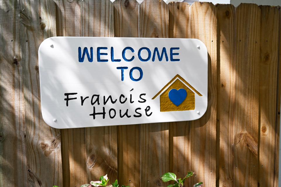 Doug Francis made this sign for Francis House – a shelter designed for expectant mothers, or mothers of newborns who also have a 3-year-old child – which is operated by Family Promise of Sarasota-Manatee. The shelter was named to honor Francis, who met with pastors at area churches to rekindle support for the nonprofit that had suffered from lack of support in late 2017, early 2018.