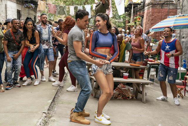 Warner Bros/Moviestore/Shutterstock Anthony Ramos and Melissa Barrera in 'In The Heights,' 2021