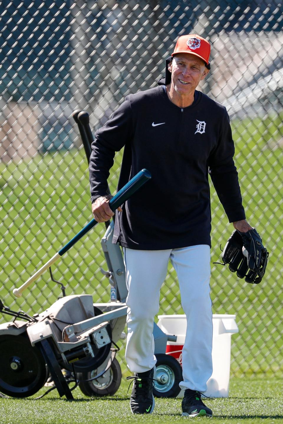Detroit Tigers special assistant Alan Trammell during spring training at TigerTown in Lakeland, Fla. on Monday, Feb. 19, 2024.