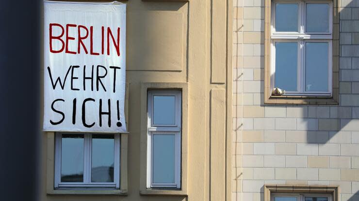 Die Wohnungsnot in Berlin sorgt für Proteste. Foto: dpa