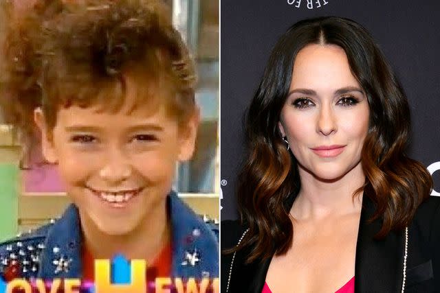 <p>disney channel; getty</p> Jennifer Love Hewitt on Kids Inc. and Now