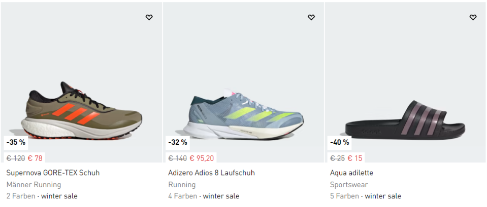 Bis zu 50 Prozent auf Herren-Schuhe bei Adidas (Bild: Adidas)