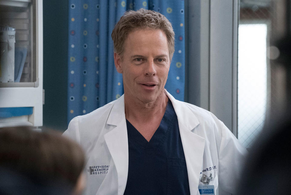 Greg Germann as Tom Koracick<span class="copyright">Kelsey McNeal—Disney General Entertainment Content/Getty Images</span>