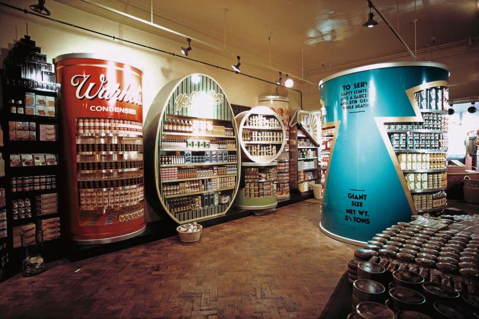 The food hall at Big Biba (Getty)