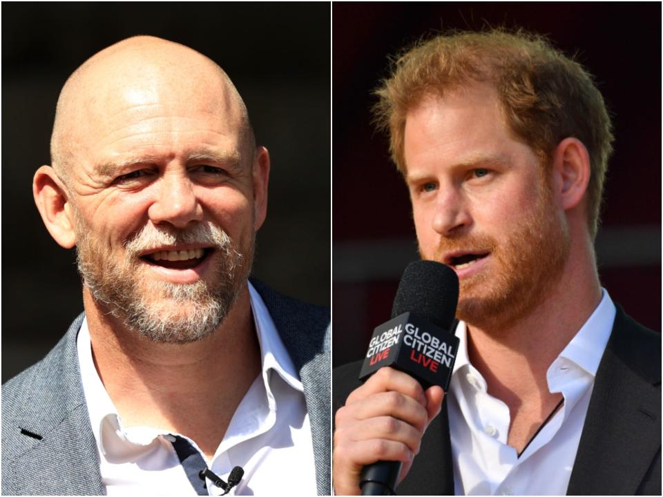 Mike Tindall, Prince Harry